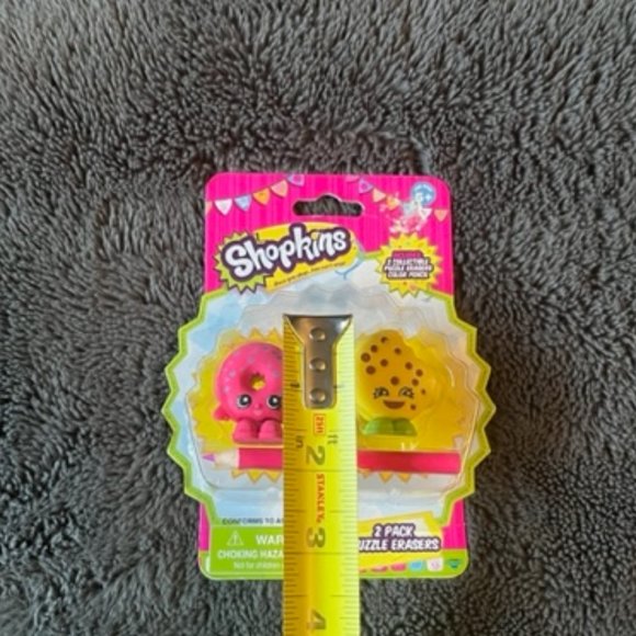 Shopkins Mini Puzzle Erasers with Pencil  D'Lish Donut and Kooky Cookie … - Picture 4 of 5